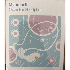 Kids Bluetooth 5.2 Air Conduction Open Ear Headphones 85dB Volume Limit Blue New